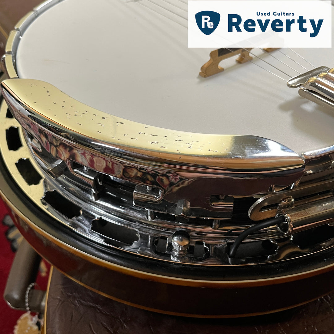 1970s-80s Morris G-300 Custom 5-String Resonator Banjo Mastertone Style MIJ Japan