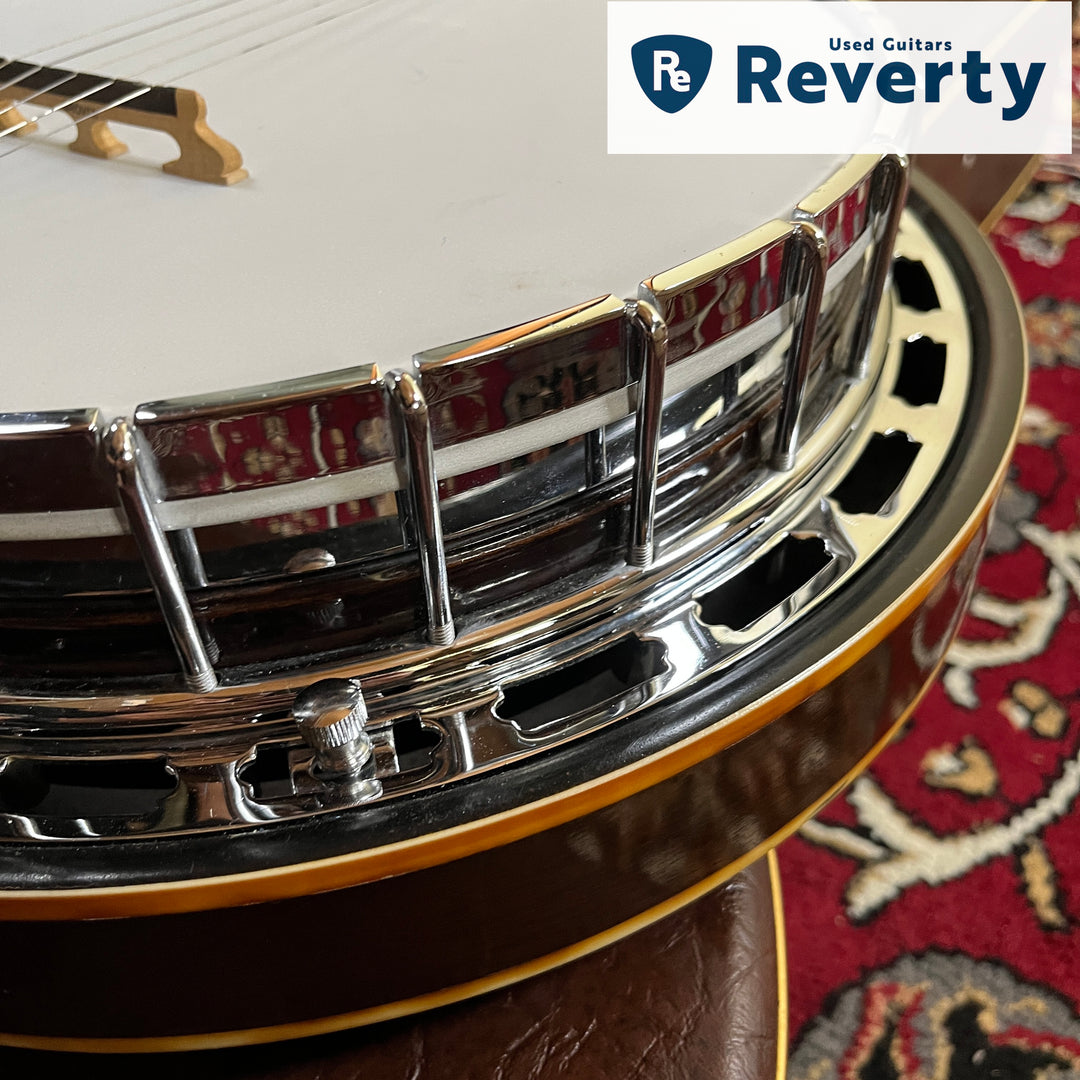 1970s-80s Morris G-300 Custom 5-String Resonator Banjo Mastertone Style MIJ Japan