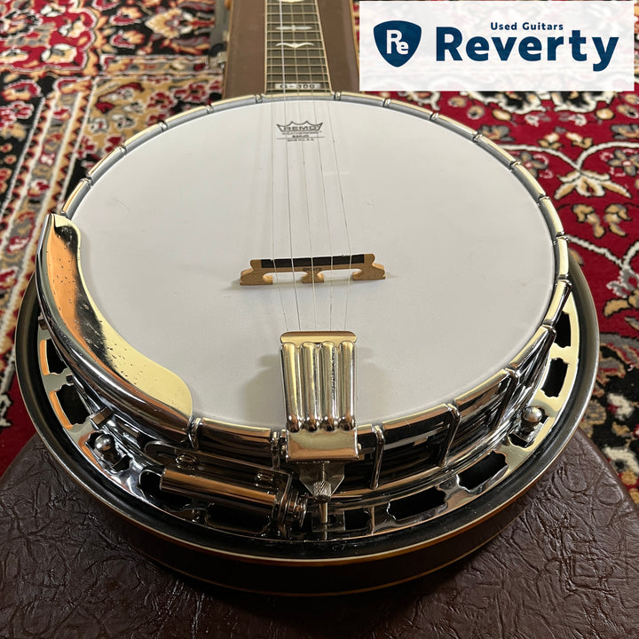 1970s-80s Morris G-300 Custom 5-String Resonator Banjo Mastertone Style MIJ Japan