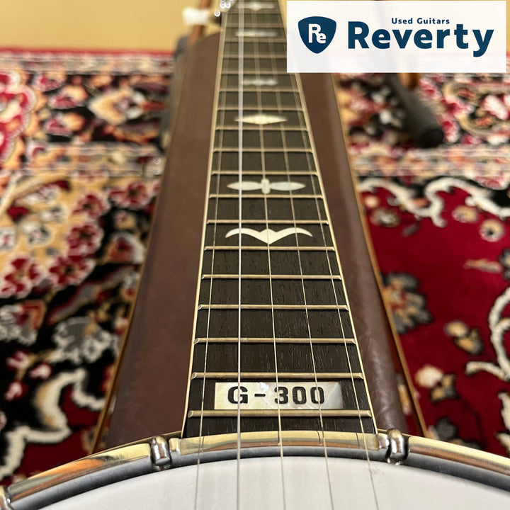 1970s-80s Morris G-300 Custom 5-String Resonator Banjo Mastertone Style MIJ Japan