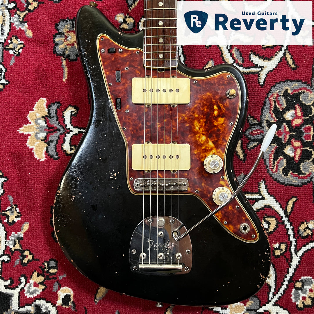 1965 Fender Jazzmaster Black Refin Pre-CBS Transition Dot Bound USA Vintage