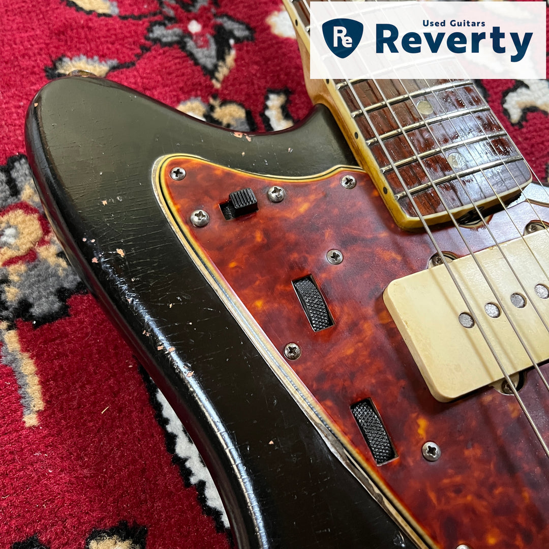 1965 Fender Jazzmaster Black Refin Pre-CBS Transition Dot Bound USA Vintage