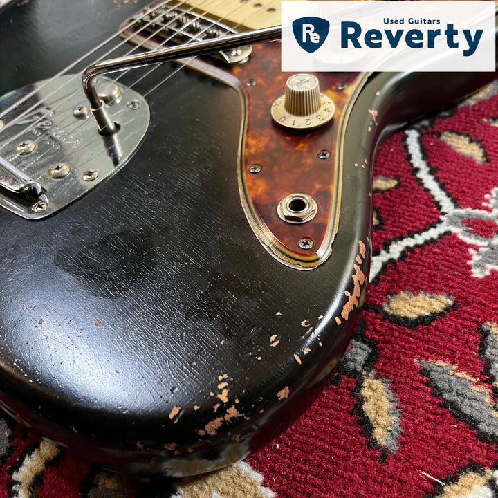 1965 Fender Jazzmaster Black Refin Pre-CBS Transition Dot Bound USA Vintage