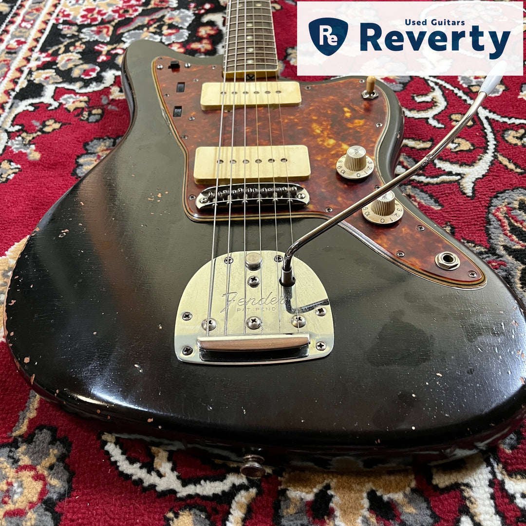 1965 Fender Jazzmaster Black Refin Pre-CBS Transition Dot Bound USA Vintage