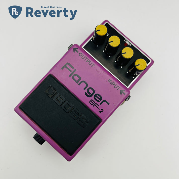 Boss BF-2 Flanger Guitar Effect Pedal Made in Taiwan Orange Label Used