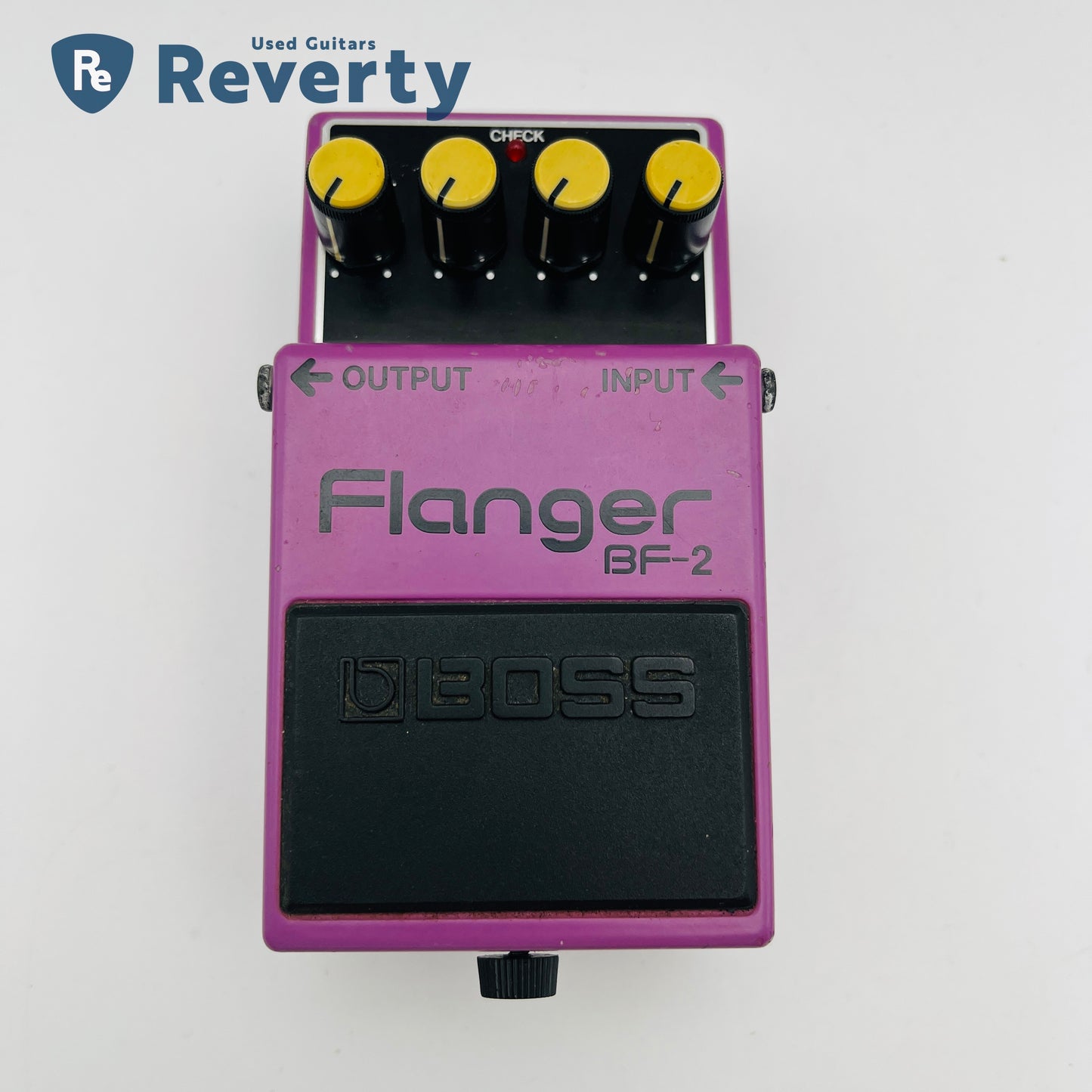 Boss BF-2 Flanger Guitar Effect Pedal Made in Taiwan Orange Label Used