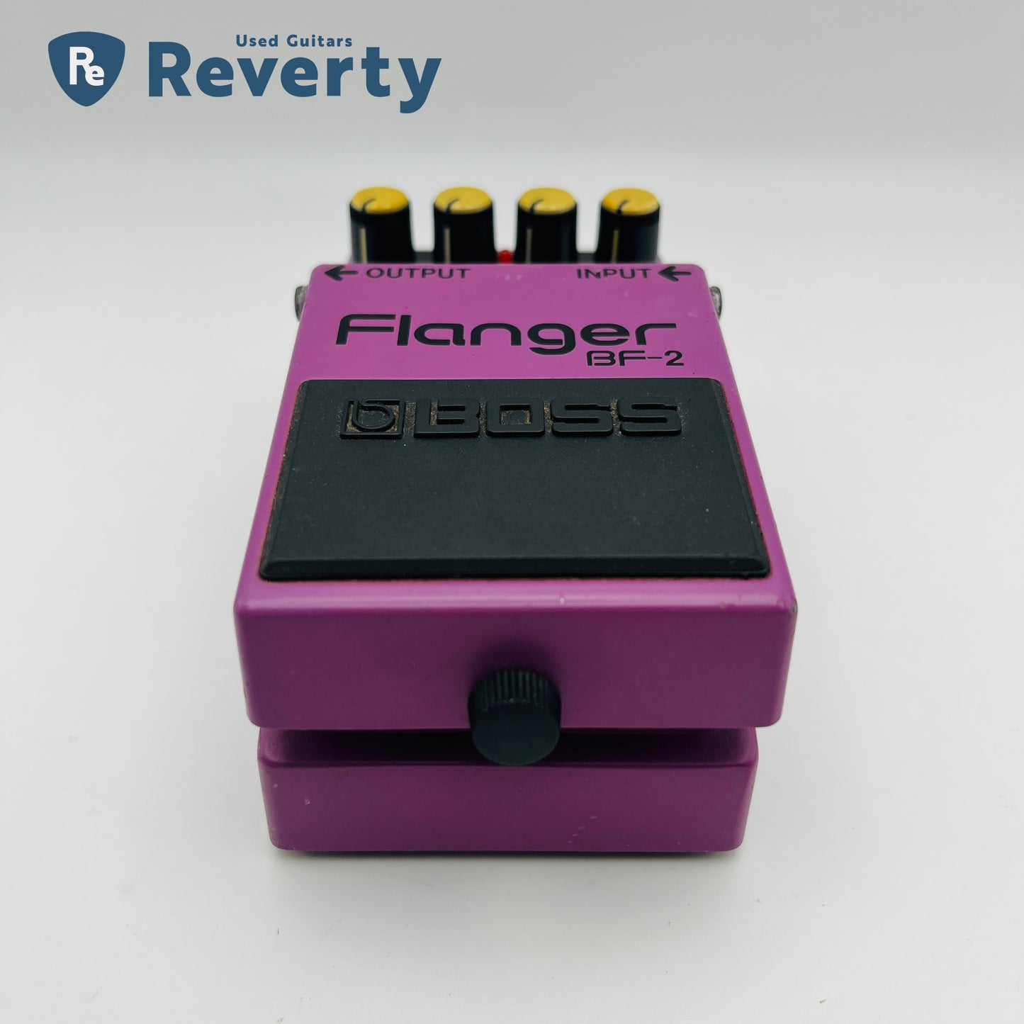 Boss BF-2 Flanger Guitar Effect Pedal Made in Taiwan Orange Label Used