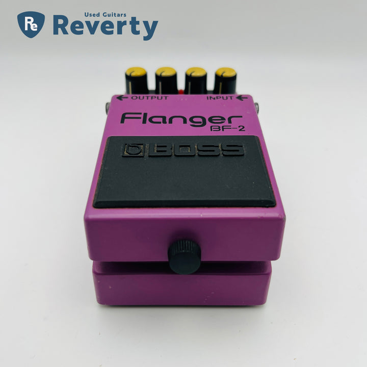 Boss BF-2 Flanger Guitar Effect Pedal Made in Taiwan Orange Label Used