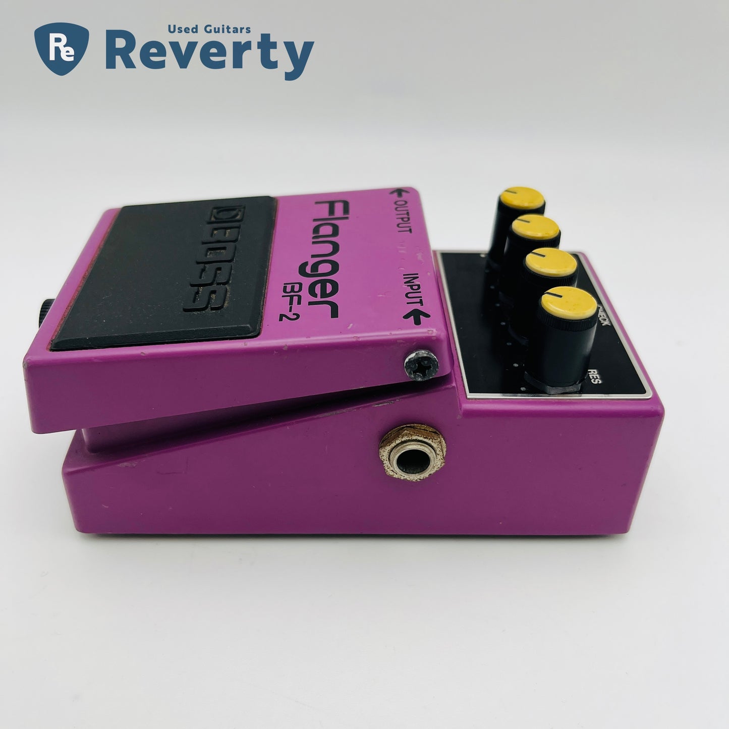 Boss BF-2 Flanger Guitar Effect Pedal Made in Taiwan Orange Label Used