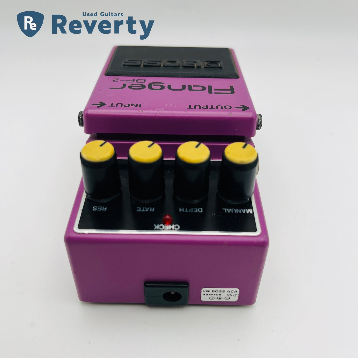 Boss BF-2 Flanger Guitar Effect Pedal Made in Taiwan Orange Label Used