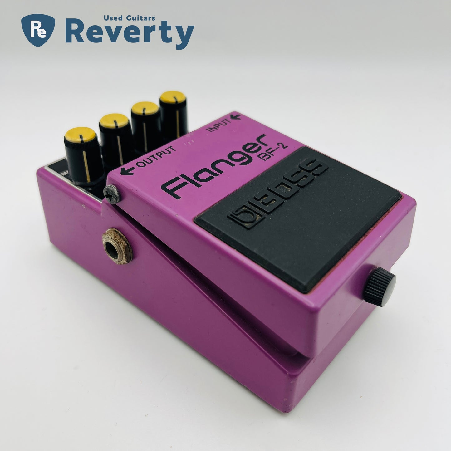 Boss BF-2 Flanger Guitar Effect Pedal Made in Taiwan Orange Label Used