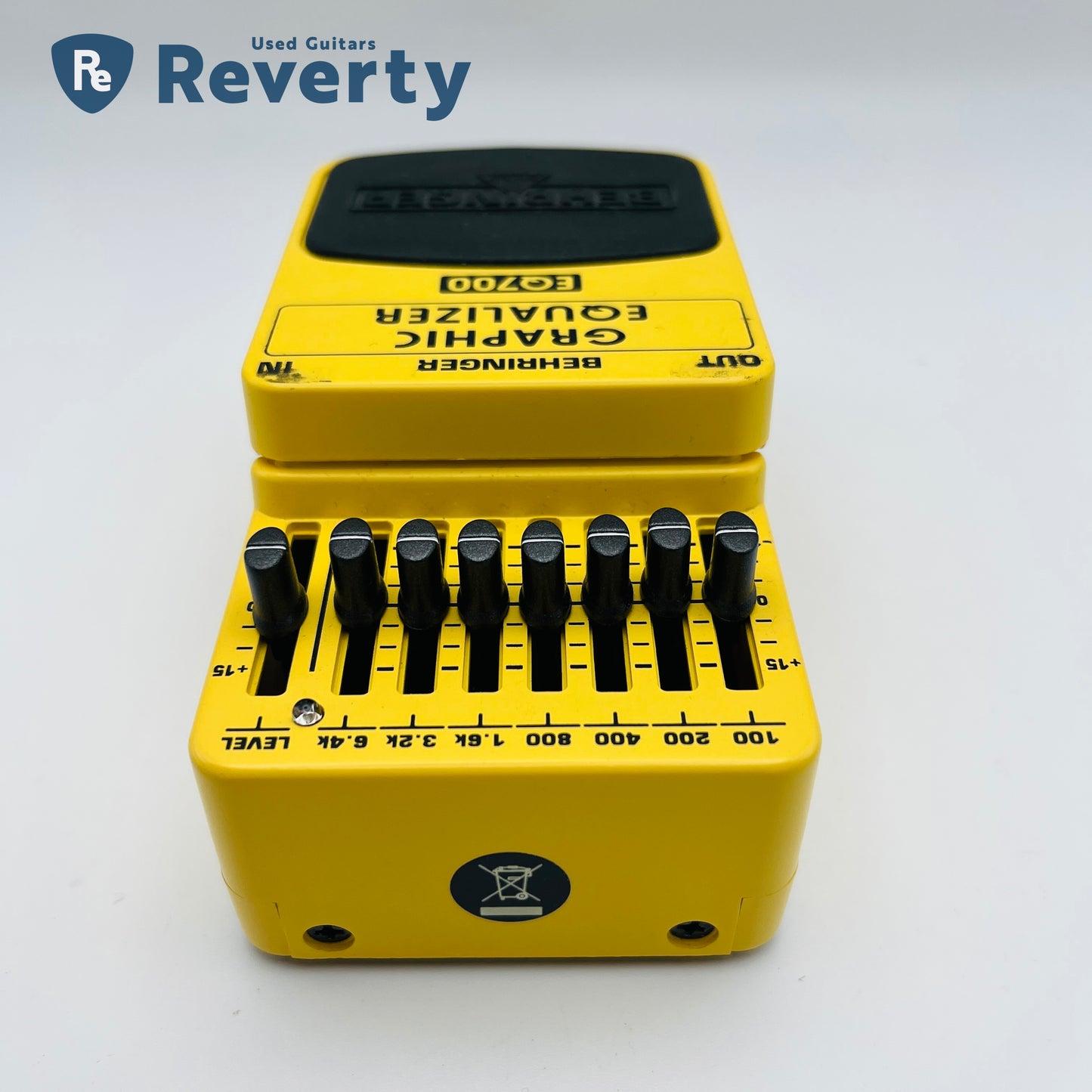 Behringer EQ700 Graphic Equalizer Guitar Effect Pedal Used