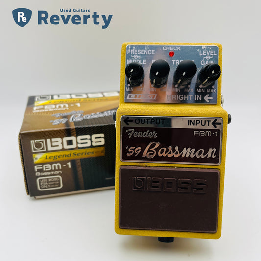 Boss FBM-1 Fender '59 Bassman Amp Modeling Guitar Effects Pedal w/box