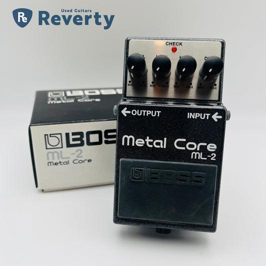 Boss ML-2 Metal Core Distortion Guitar Effect Pedal Used w/Box