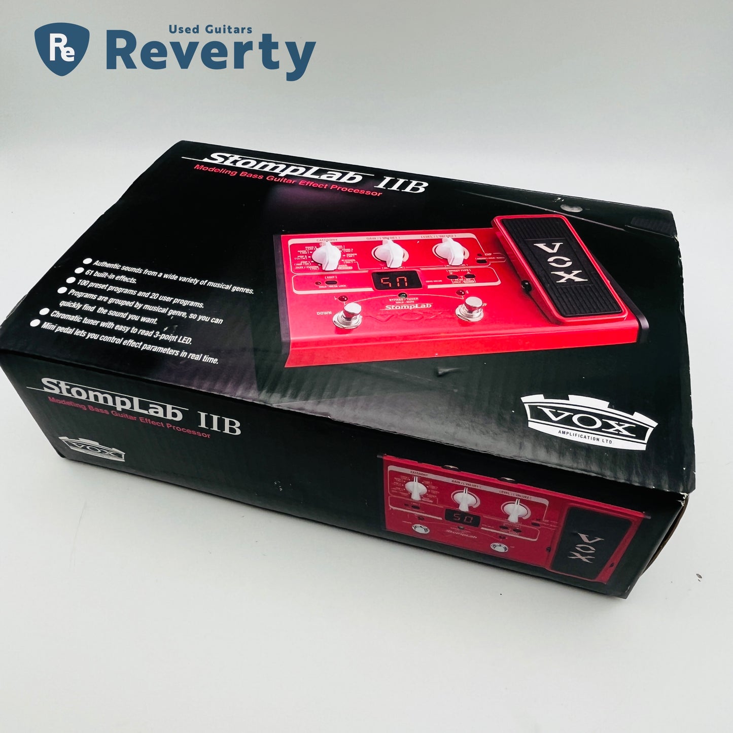 VOX Stomplab 2B IIB Bass Modeling Bass Guitar Effect Processor Pedal w/ Box