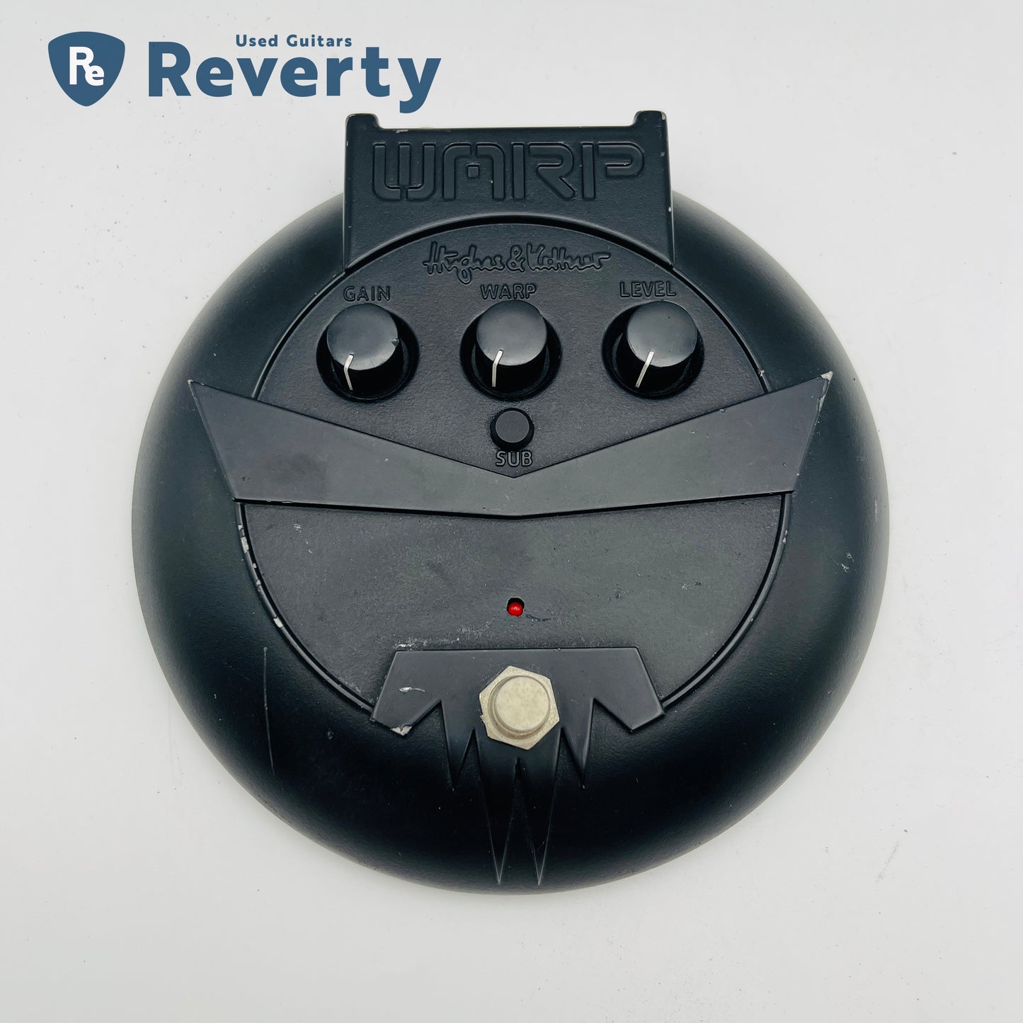 Hughes & Kettner WARP FACTOR Distortion Guitar Effect Pedal Used w/Power cord