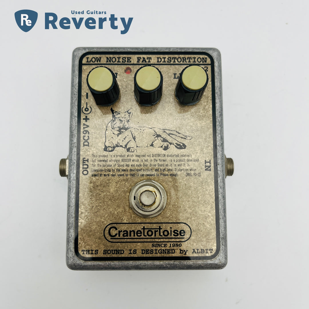 ALBIT Cranetortoise FD2 Fat Distortion Guitar Effect Pedal Used