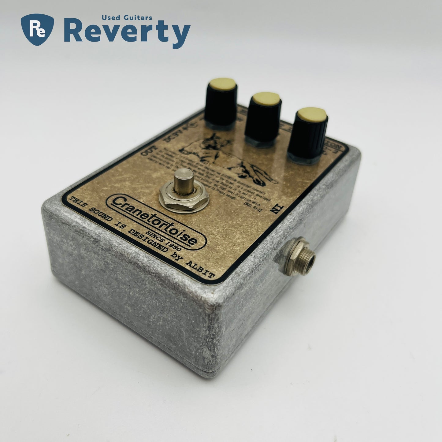 ALBIT Cranetortoise FD2 Fat Distortion Guitar Effect Pedal Used