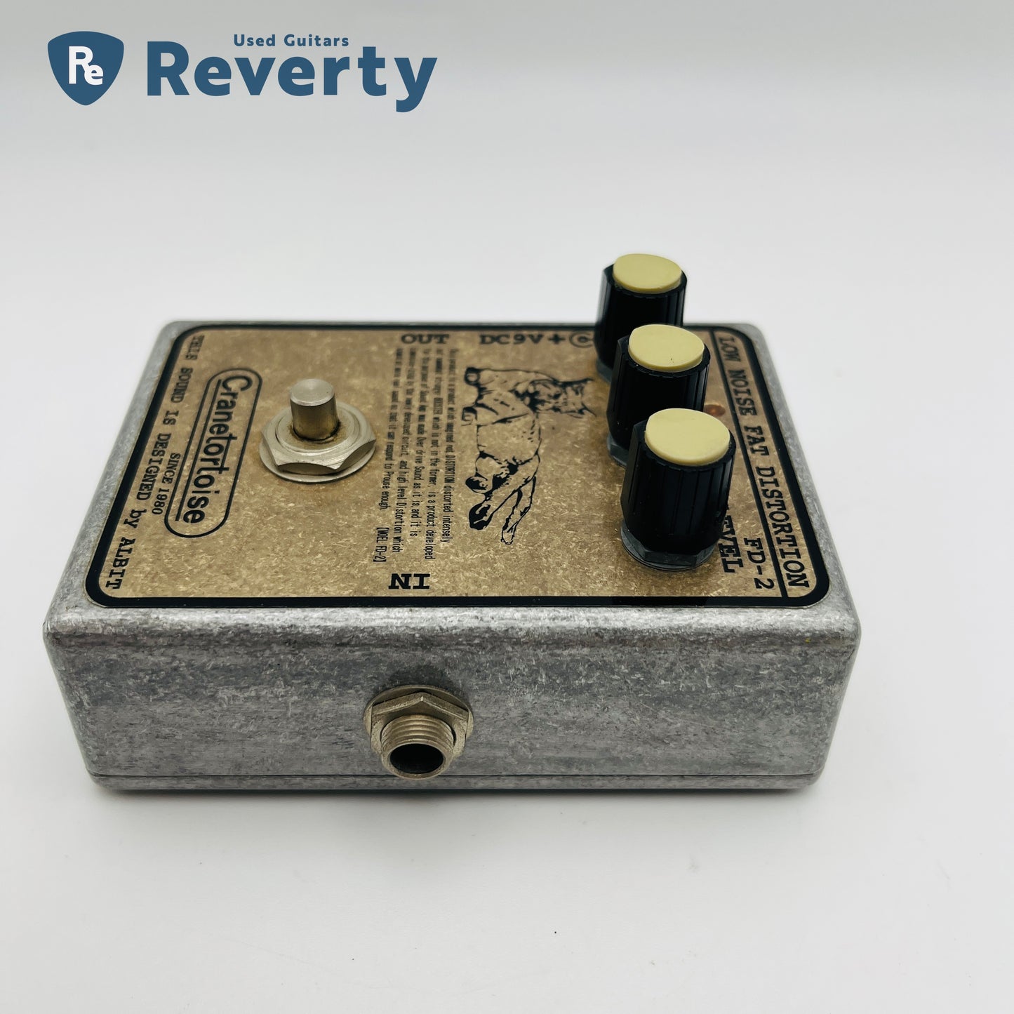 ALBIT Cranetortoise FD2 Fat Distortion Guitar Effect Pedal Used