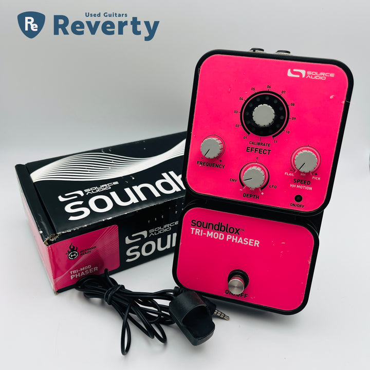 Source Audio Soundblox Tri-Mod Phaser Guitar Effect Pedal w/Box