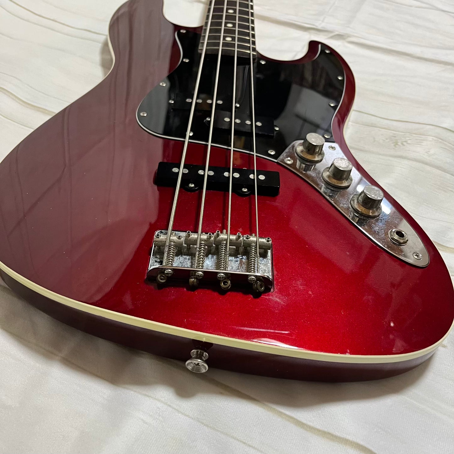 Fender AJB Aerodyne Jazz Bass 2003 - 2017 - Old Candy Apple Red