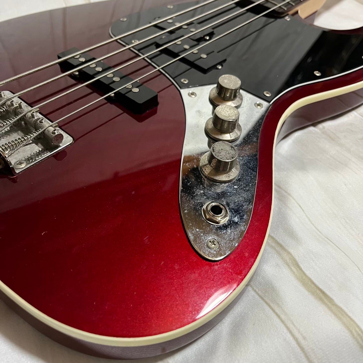 Fender AJB Aerodyne Jazz Bass 2003 - 2017 - Old Candy Apple Red