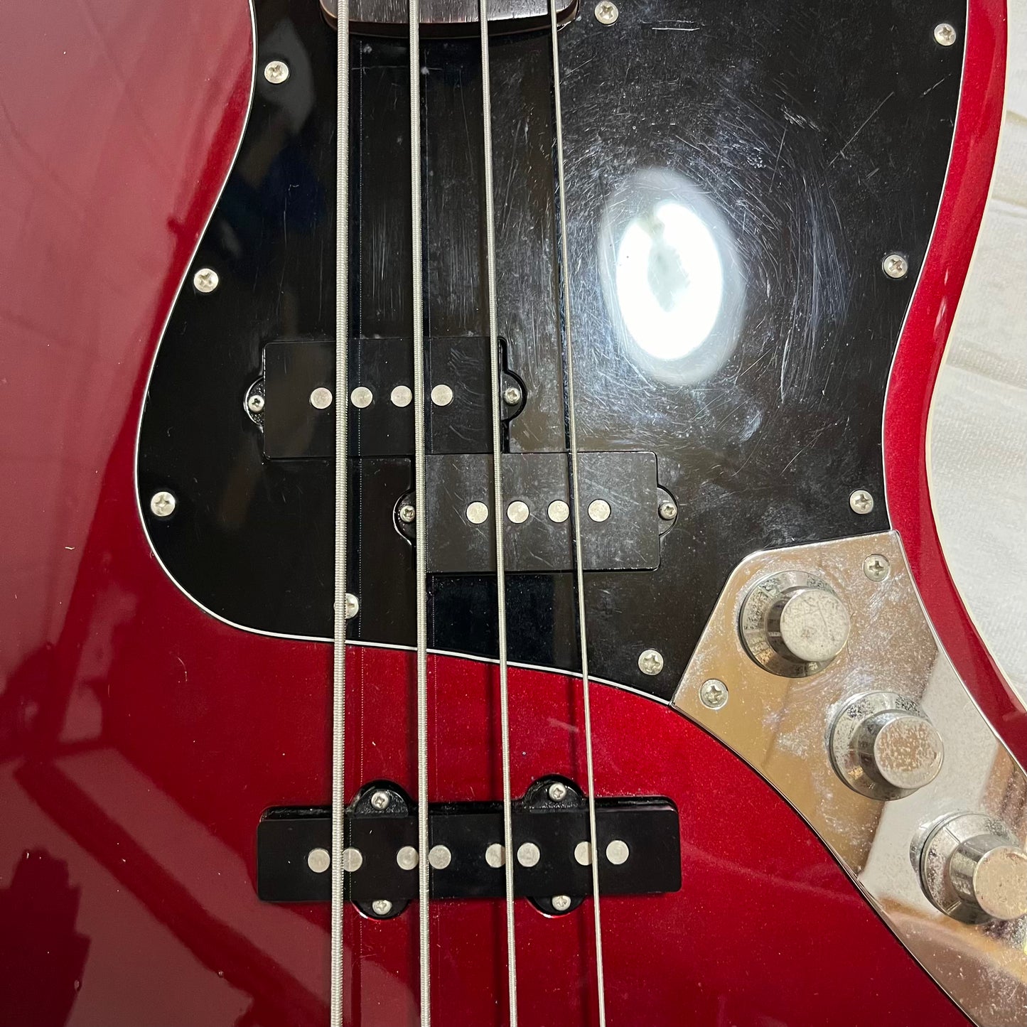 Fender AJB Aerodyne Jazz Bass 2003 - 2017 - Old Candy Apple Red