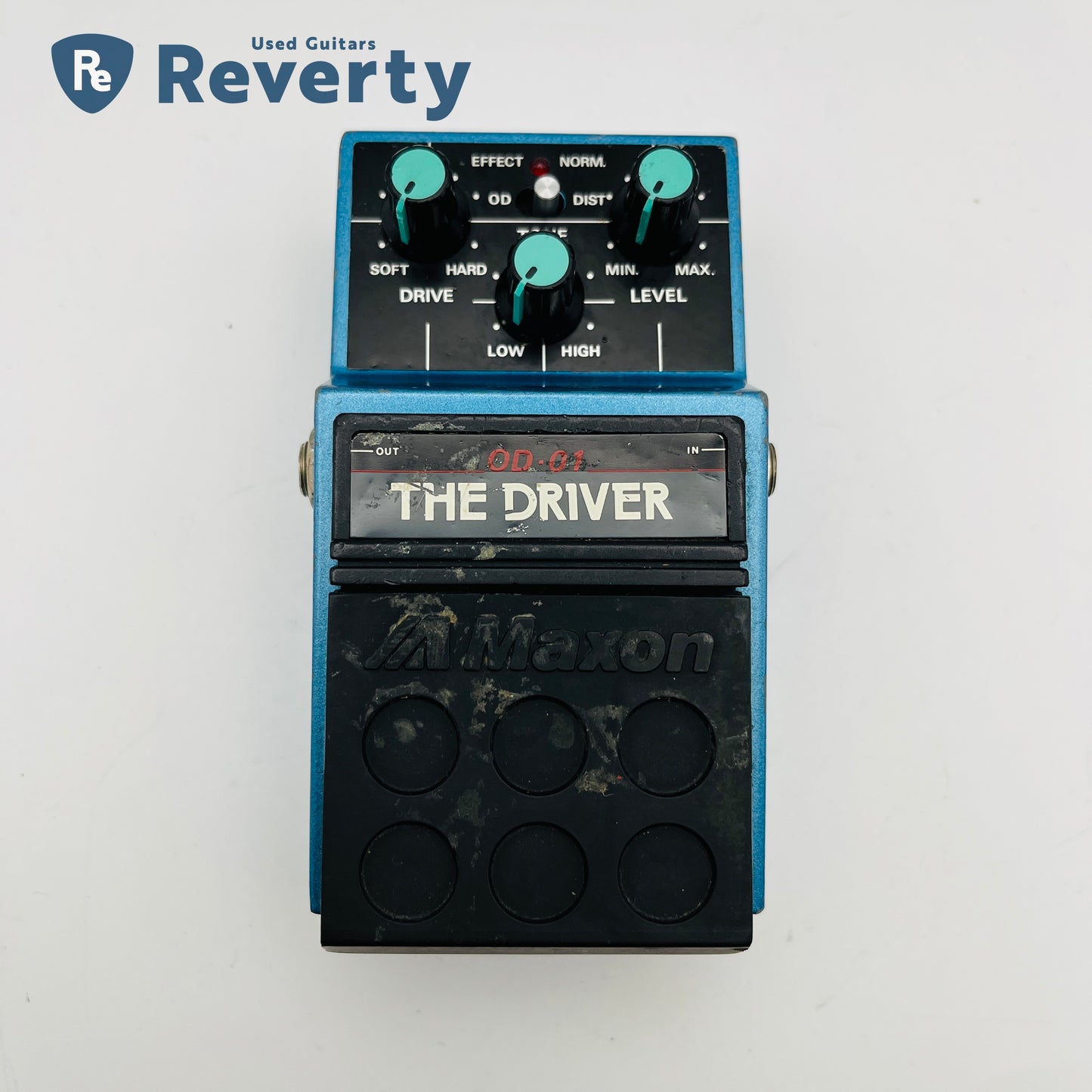 Maxon OD-01 The Driver Overdrive Guitar Effect Pedal Made in Japan Used