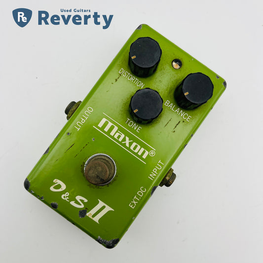 Maxon D&S II Distortion & Sustainer Made in Japan Vintage Guitar Effect Pedal