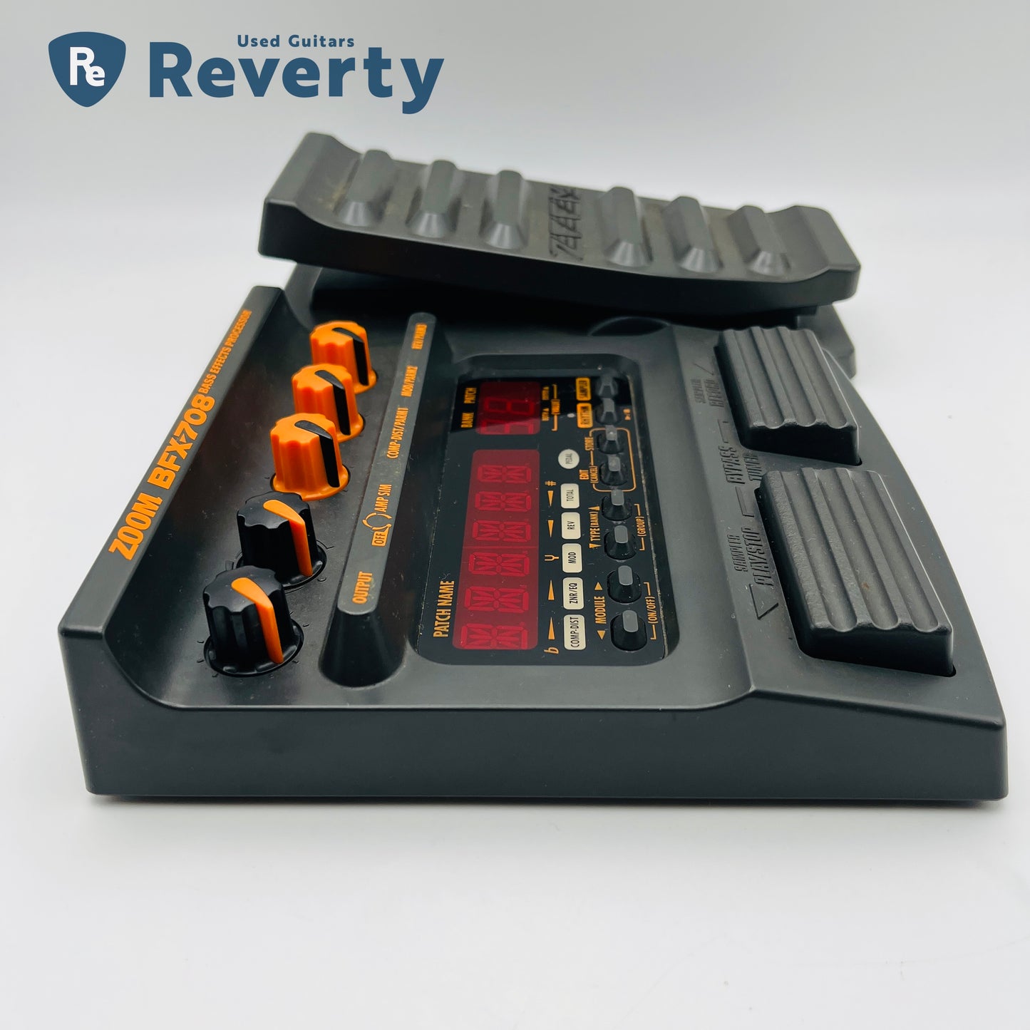 Zoom BFX-708 Bass Multi-Effects Processor Pedal Used w/Box